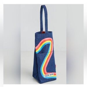 ModCloth Blue Denim Wine Tote, NEW!